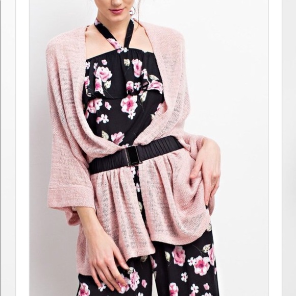 Last chance π1οΈβ£Left Rose pocket kimono - Picture 2 of 8